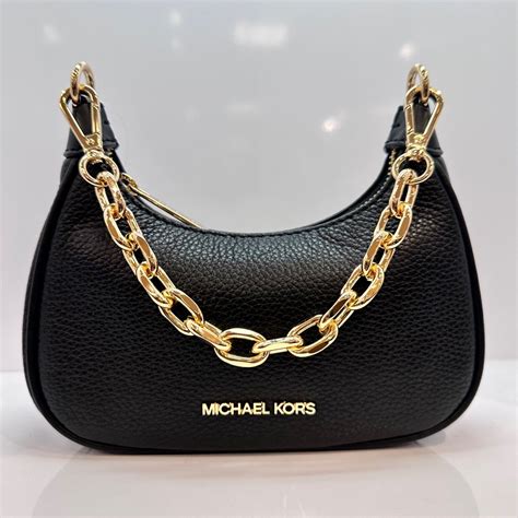 michael kors cora black|cora crossbody shoulder bag.